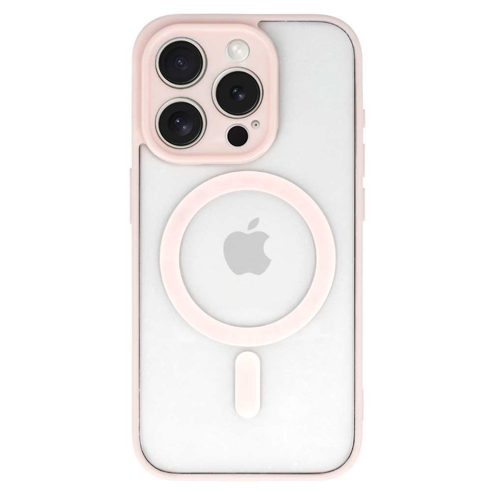 Acrylic Color Magsafe maciņš gaiši rozā, iPhone 16 
