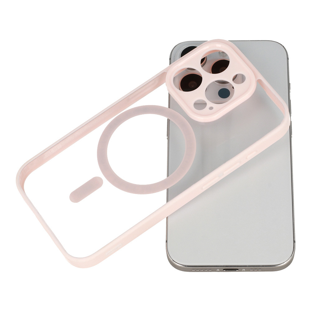 Acrylic Color Magsafe maciņš gaiši rozā, iPhone 16 