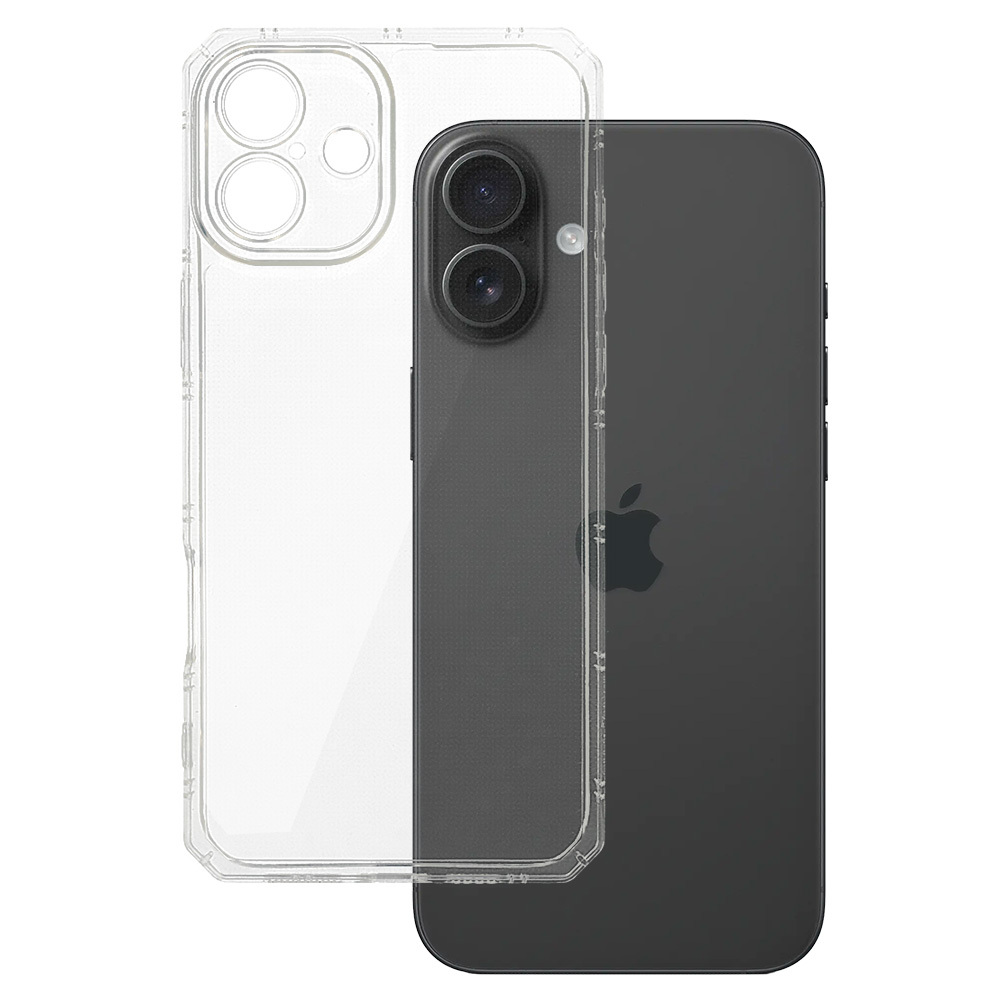 Armor Antishock maciņš caurspīdīgs, iPhone 16 Plus