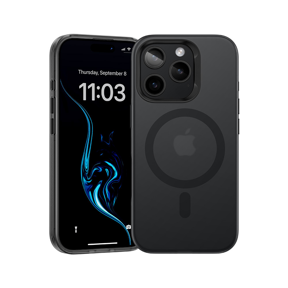 Benks Magnetic Lucid Armor maciņš melns, iPhone 16 Pro Max