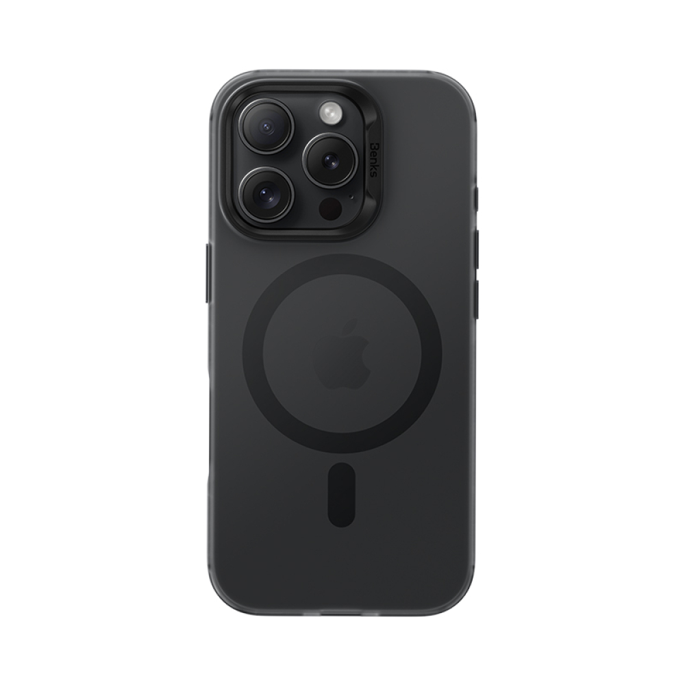 Benks Magnetic Lucid Armor maciņš melns, iPhone 16 Pro Max