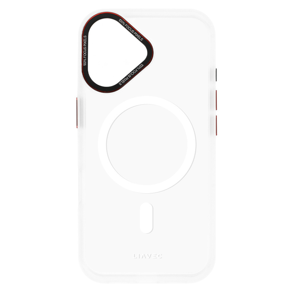 Liavec Hybrid Magsafe Clear maciņš caurspīdīgs, iPhone 16 
