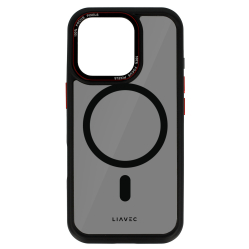 Liavec Hybrid Smoke Magsafe maciņš pelēks, iPhone 16 Pro