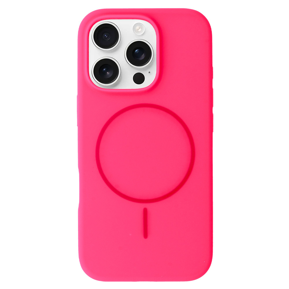 Magsafe Slim Silicone maciņš rozā, iPhone 16 Pro Max