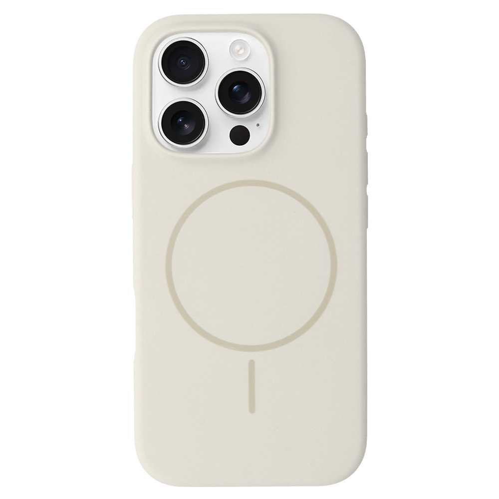 Magsafe Slim Silicone maciņš akmens krāsa, iPhone 16 Pro Max