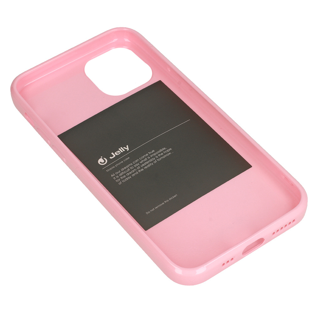 Jelly maciņš Gaiši rozā, iPhone 14 Plus