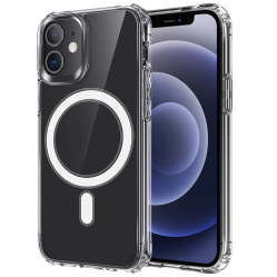 Tel Protect MagSilicone maciņš Caurspīdīgs, iPhone 15 Pro