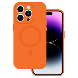 Tel Protect MagSilicone maciņš Oranžs, iPhone 14