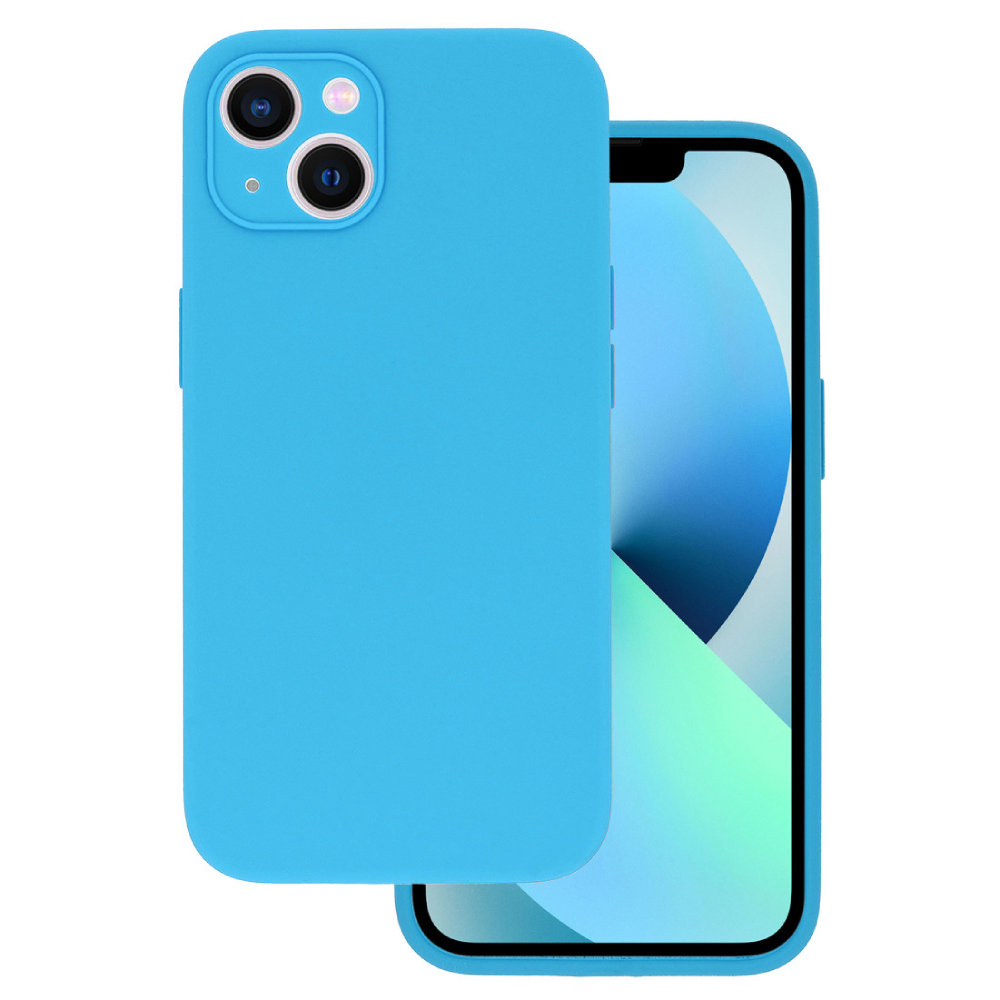 Vennus Lite Silikona maciņš Gaiši zils, iPhone 14 Plus