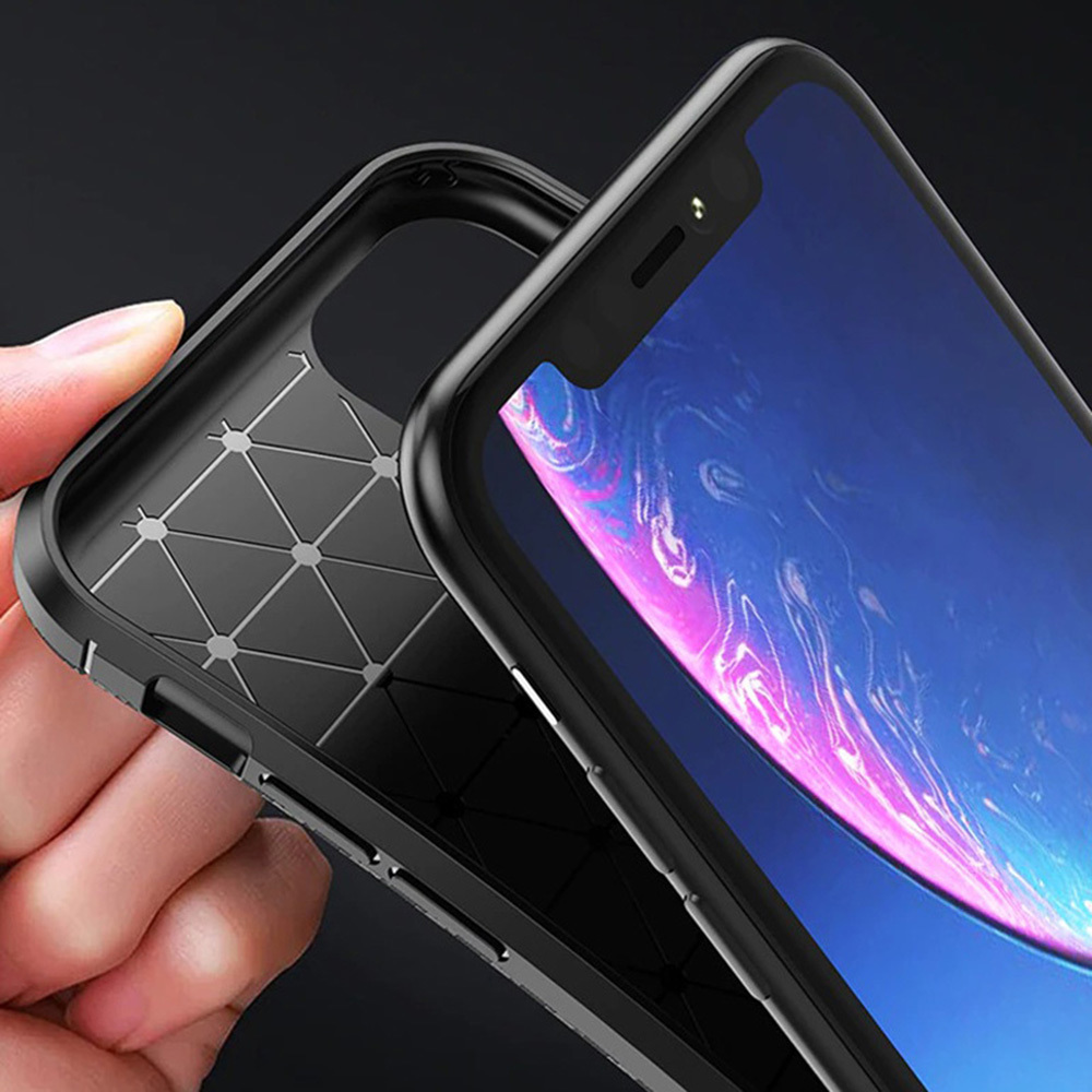 Vennus Carbon Elite maciņš Melns, iPhone 14 Plus